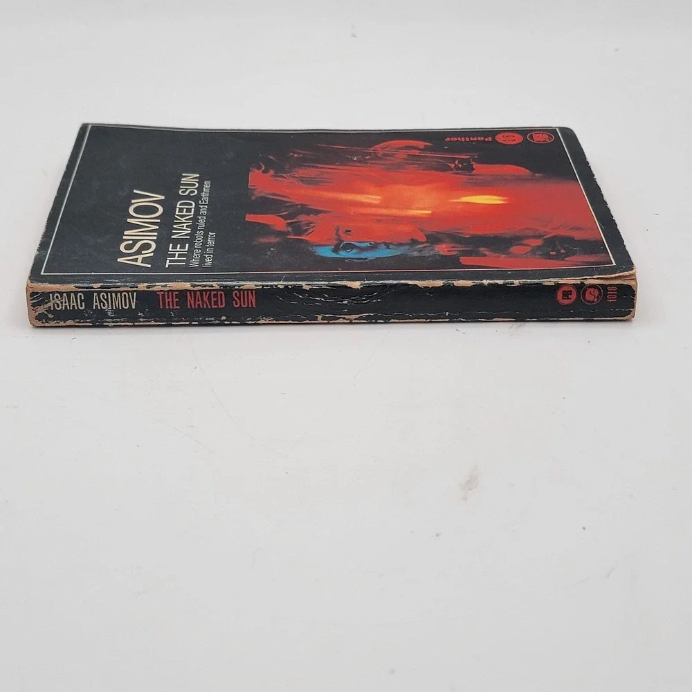 Isaac Asimov The Naked Sun Paperback 1965‎ Panther Printing Sci-Fi Robot Fair